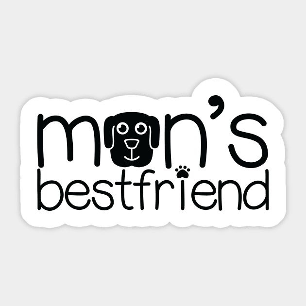 Man's bestfriend Sticker by MRSY